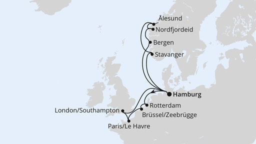 Norwegen & Metropolen ab Hamburg