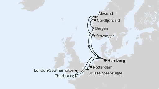 Norwegen & Metropolen ab Hamburg