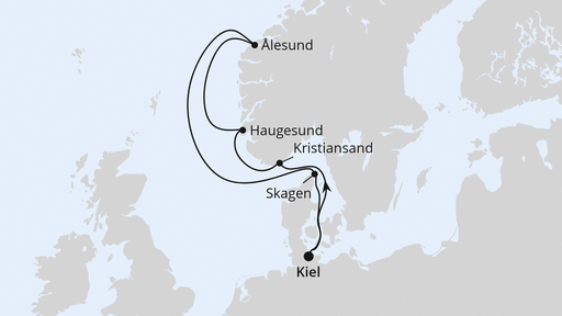 Norwegen ab Kiel