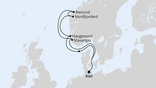 Norwegen ab Kiel