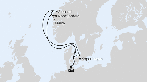 Norwegen ab Kiel