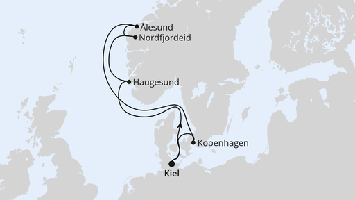 Norwegen ab Kiel