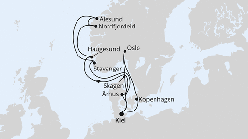 Große Skandinavienreise ab Kiel