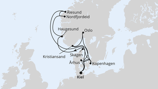 Große Skandinavienreise ab Kiel