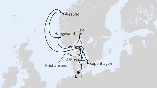 Große Skandinavienreise ab Kiel