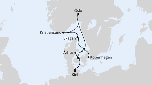 Skandinavische Highlights ab Kiel