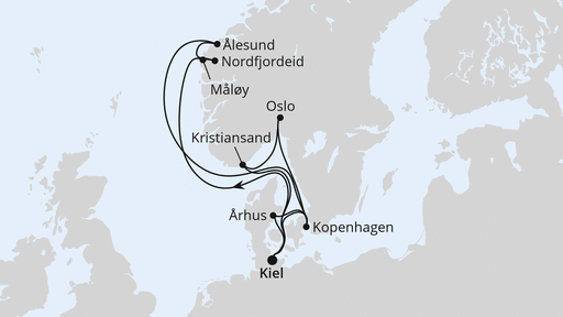 Große Skandinavienreise ab Kiel
