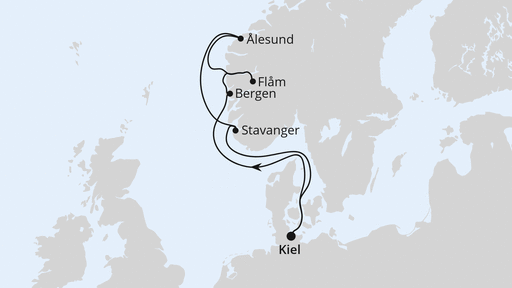 Norwegen ab Kiel