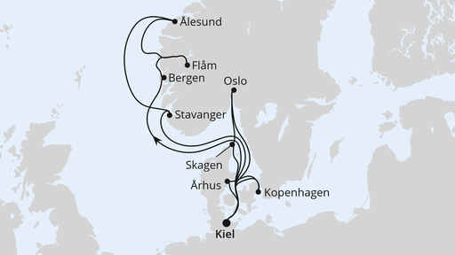 Große Skandinavienreise ab Kiel