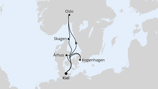 Skandinavische Highlights ab Kiel