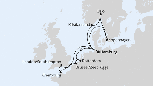 Metropolen & Skandinavien ab Hamburg