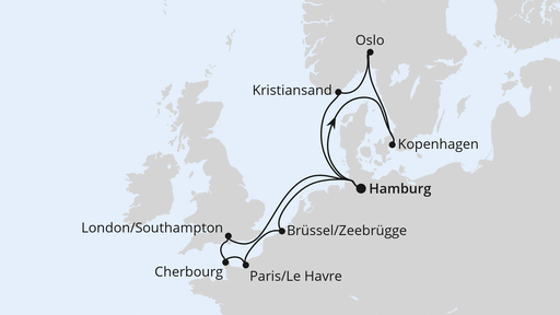 Metropolen & Skandinavien ab Hamburg