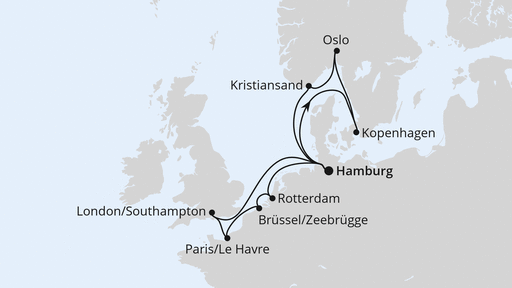 Metropolen & Skandinavien ab Hamburg