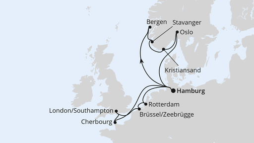 Metropolen & Südnorwegen ab Hamburg