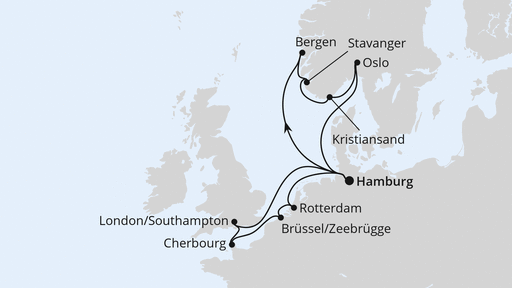 Metropolen & Südnorwegen ab Hamburg