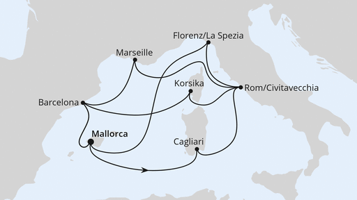 Große Mittelmeerreise ab Mallorca 1