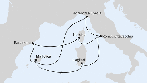 Große Mittelmeerreise ab Mallorca 1