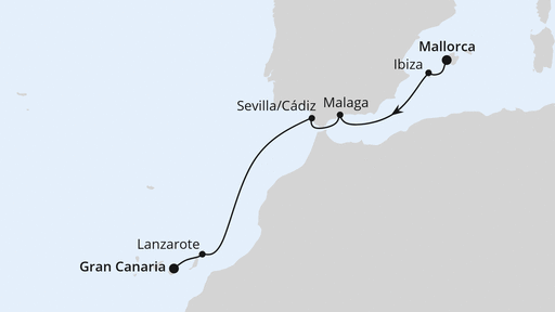 Von Mallorca nach Gran Canaria