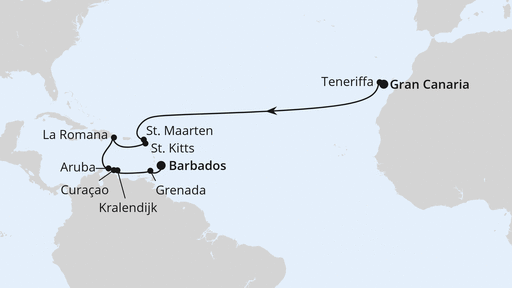 Von Gran Canaria nach Barbados