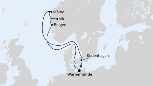 Norwegens Fjorde ab Warnemünde