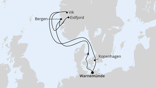 Norwegens Fjorde ab Warnemünde