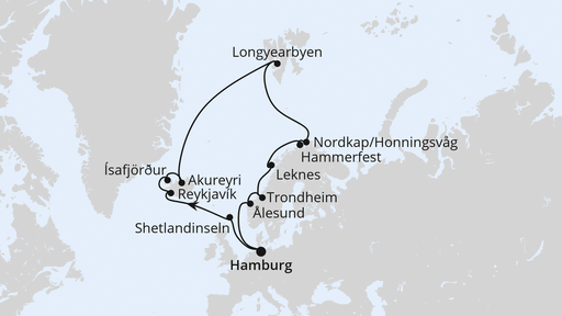 Highlights am Polarkreis ab Hamburg