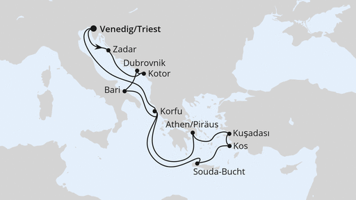 Adria & Griechenland ab Triest 1