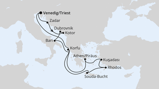 Adria & Griechenland ab Triest 1