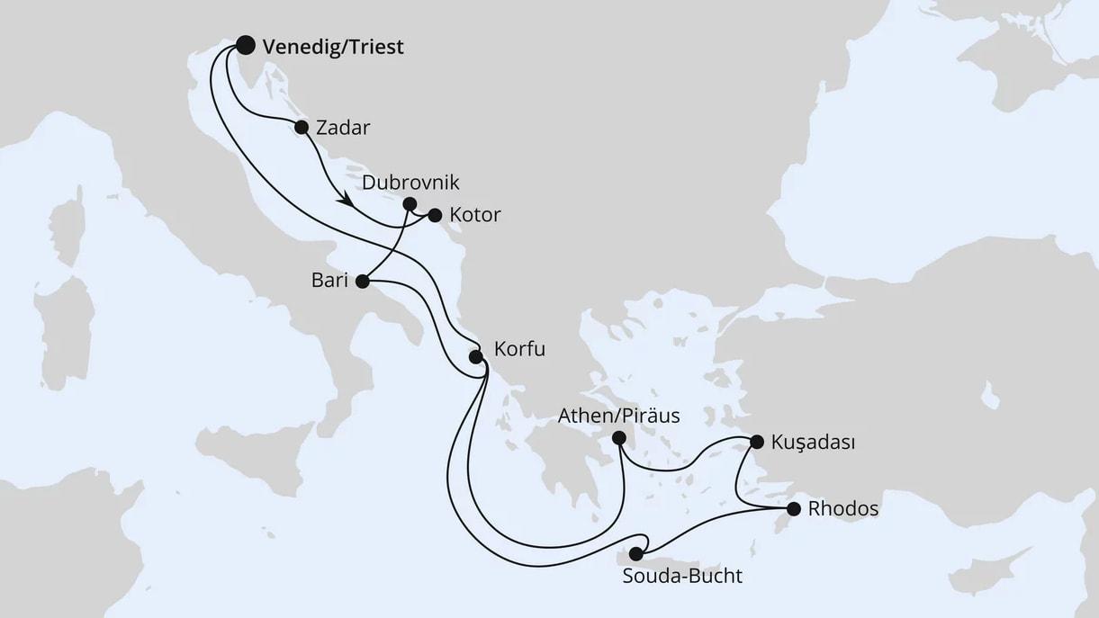 Adria & Griechenland ab Triest 1