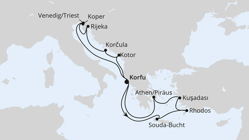 Adria & Griechenland ab Korfu 2