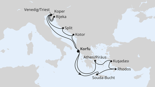 Adria & Griechenland ab Korfu 2