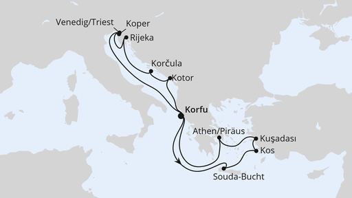 Adria & Griechenland ab Korfu 2