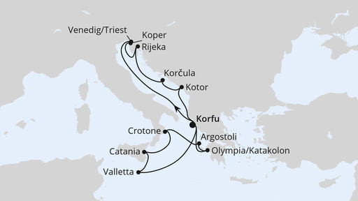 Adria & Mittelmeerinseln ab Korfu 1