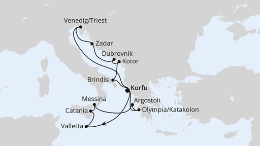 Adria & Mittelmeerinseln ab Korfu 2