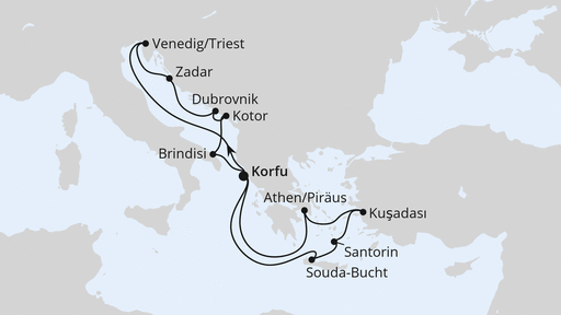 Adria & Griechenland ab Korfu 1