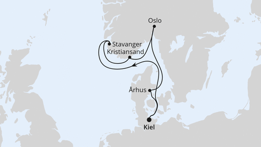 Norwegen & Dänemark ab Kiel 2