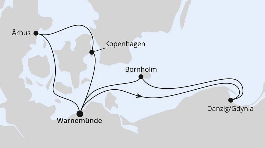 Dänemark & Polen ab Warnemünde