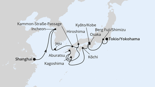 China, Südkorea & Japan zur Frühlingsblüte 2