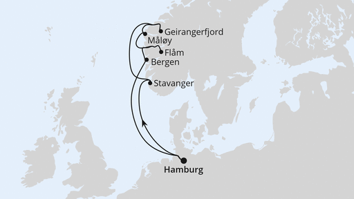 Norwegens Fjorde mit Geiranger ab Hamburg 3