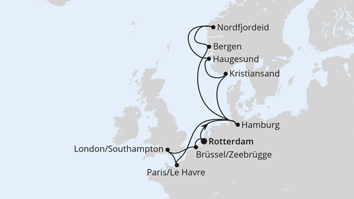 Metropolen & Norwegen ab Rotterdam