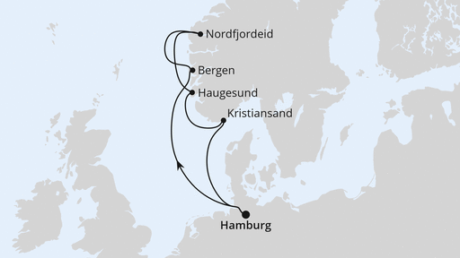 Norwegen ab Hamburg