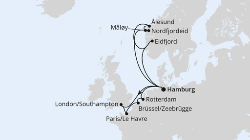 Metropolen & Norwegen ab Hamburg