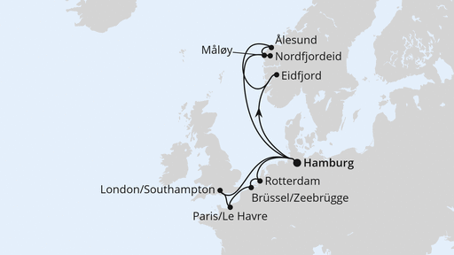 Metropolen & Norwegen ab Hamburg