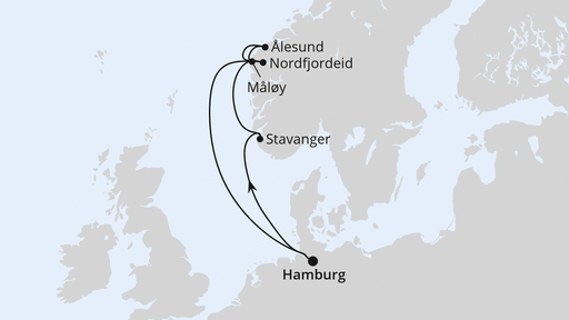 Norwegen ab Hamburg