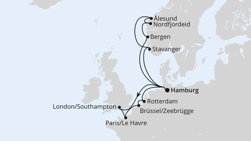 Metropolen & Norwegen ab Hamburg