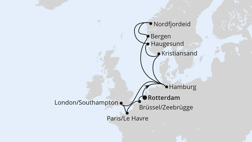 Metropolen & Norwegen ab Rotterdam