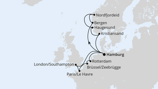 Metropolen & Norwegen ab Hamburg