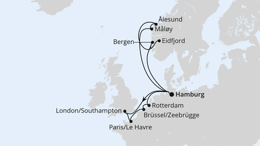 Metropolen & Norwegen ab Hamburg