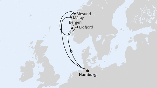 Norwegen ab Hamburg