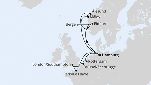 Metropolen & Norwegen ab Hamburg